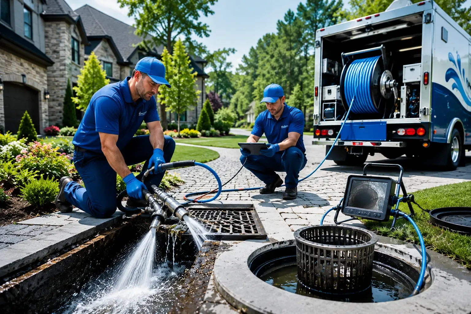 Local outdoor drain cleaning professionals in Tate, GA